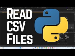 How to Read CSV Files in Python | How to Pull Data from a CSV File in Python
