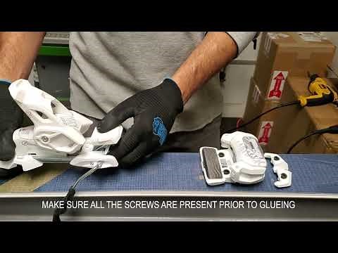 Ski Binding Mount - a step by step video how to mount alpine ski bindings