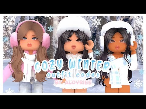 aesthetic roblox Christmas outfits with links and codes! || alovriee