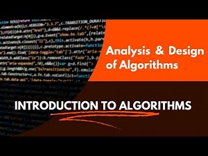 Introduction to Algorithms Design and Analysis | DAA | ADA Course