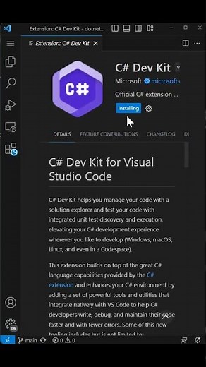 Use C# in VS Code!
