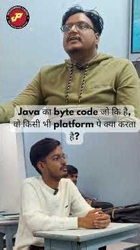 Why Java is Platform Independent? | Java OOPs | Mukesh Sir #shorts
