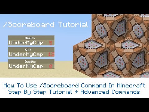 ✔️ How To Use /Scoreboard Command In Minecraft Step By Step Tutorial ✔️