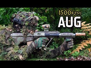 Spraying Airsofters With 1500rpm Steyr AUG (Novritsch SSR-77)