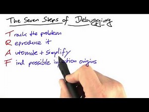 The Seven Steps of Debugging - Software Debugging
