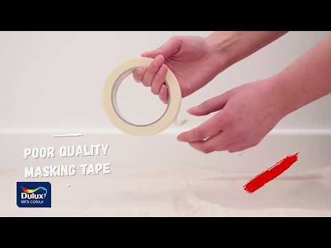 How to Apply and Remove Masking Tape - Dulux Decorating Tips
