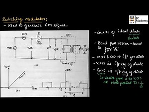 CT#9 Switching Modulator for generation of AM signal || EC Academy