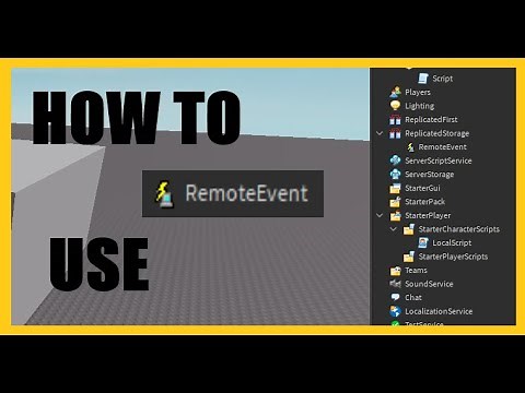 How To Use Remote Events in Roblox