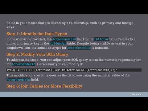 How to Populate a Listbox from an Access Database Using VBA