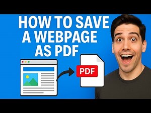 How to Save Any Webpage as PDF (Easiest Method!) | Convert Internet Info to PDF FREE