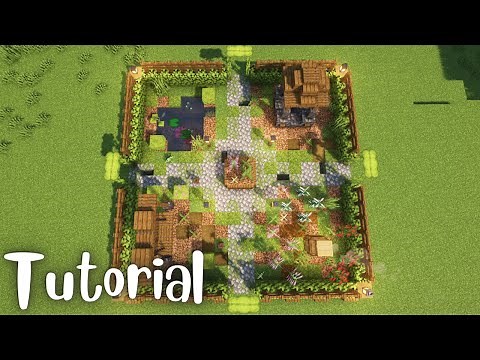 How To Build a Garden in Minecraft 1.19 Tutorial