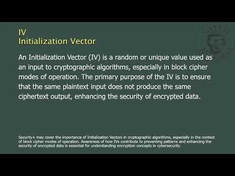 IV - Initialization Vector