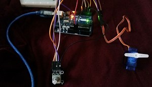 Rotary Encoder Module with Arduino - Control Servo abd DC motor