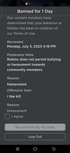 How to Reactivate Roblox Account After Ban