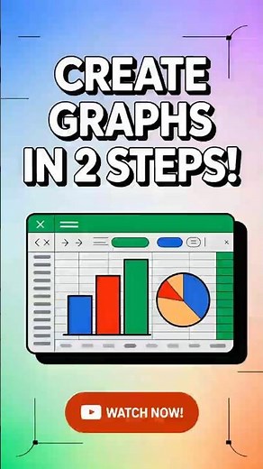 Create a Graph in Excel in 2 Steps - Quick Excel Tips for Beginners