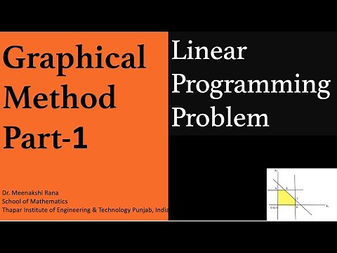 Graphical Method |Part 1| Linear Programming-Unique and Alternate/Infinite Solution