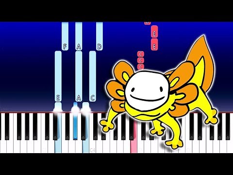 The Axolotl Song by Dream (Piano Tutorial)