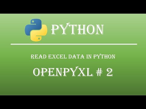 How to Read Excel Data in Python. Openpyxl Tutorial #2