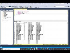 MS SQL covering the use of the REPLACE function.