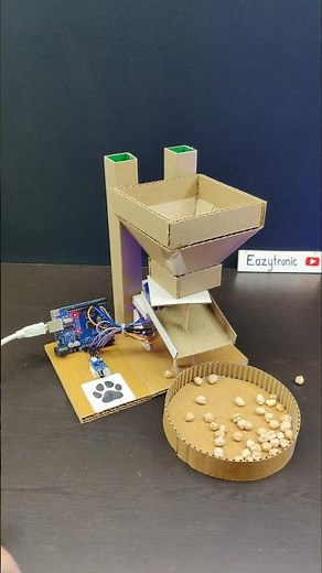 Automatic Animal Feeder Machine using Arduino Uno #dogfeeder #arduinoproject #arduino #iod #robot