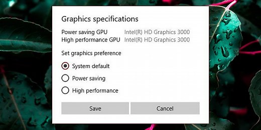 How To Manage Graphics Performance Per App On Windows 10