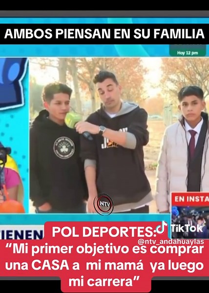 POL EMOCIONO A TODOS CON ESTAS PALABRAS 👉🏻POL DEPORTES: “Mi primer objetivo es comprar una CASA a mi mamá en ANDAHUAYLAS” #Poldeportes #championsleague