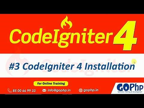 #03 CodeIgniter 4 Installation