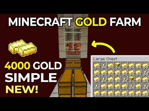 Minecraft How to Make Gold Farm 1.20 (easy)