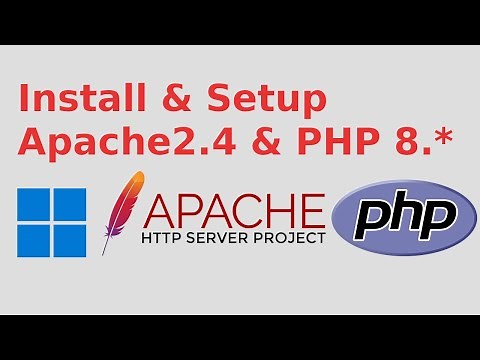 How to Install and Setup Apache2.4 Web Server and PHP 8 on Windows 11 | Apache 2.4 | PHP 8.1