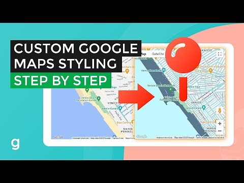 Custom Google Maps Styling with Google Maps API | EASY