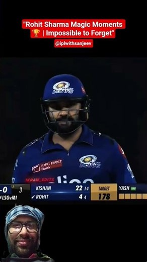 "Rohit Sharma Magic Moments 🏆 | Impossible to Forget" #cricket #ipl #cricketlover #iplwithsanjeev