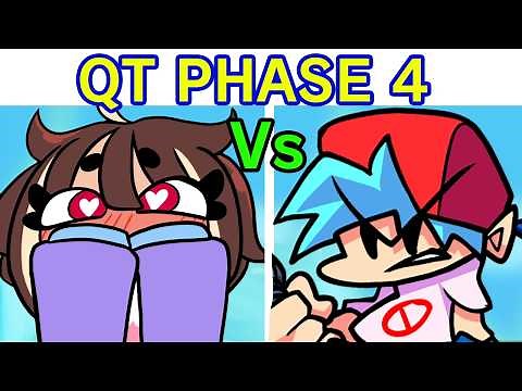 Friday Night Funkin' - VS QT FULL WEEK + Cutscenes & Ending (FNF Mod/Hard) (Phase 4 Termination)
