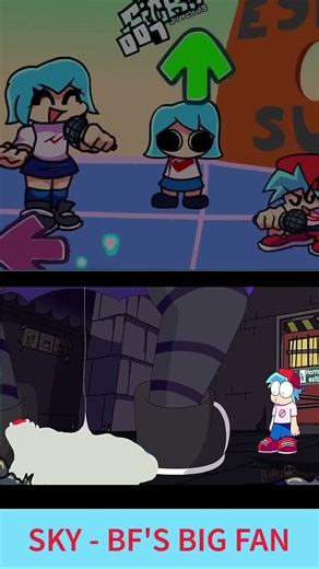 Epic Showdown: BF Takes on Sky - FNF Animated Adventure #fnf #sonsmile #fridaynightfunkin