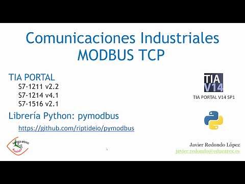 Cliente python Modbus TCP y servidores Modbus TCP en Siemens