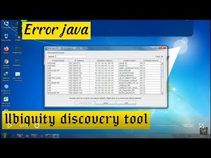 Cara mengatasi error saat menjalankan ubiquity discovery tool