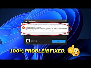 How to fix windows cannot find C program files ERROR | 2024