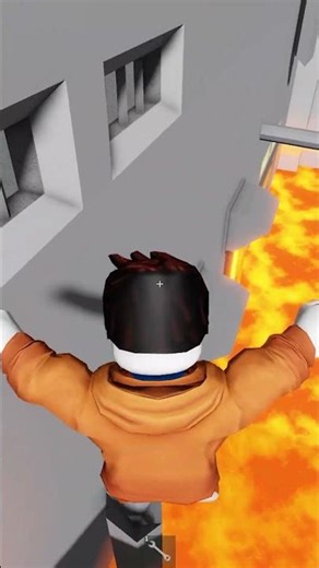 Rar 999 IQ plays LAVA BARRY'S PRISON RUN OBBY ROBLOX 🥺🔥#roblox #shorts