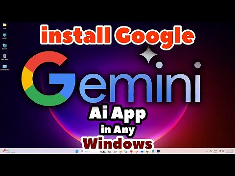 How to Download & install Google Gemini Ai App in Any Windows PC or Laptop