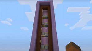 How to make a multi-floor elevator in Minecraft