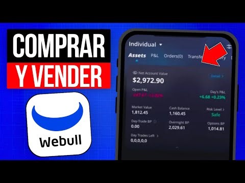 Como COMPRAR y VENDER ACCIONES en WEBULL Paso a Paso (2025)