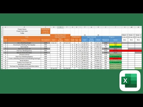 Project Management Template for Excel