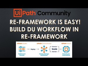 RE Framework UiPath | Build RE Framework workflow in 30 mins with simple steps from scratch tutorial