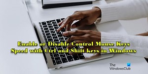Control Mouse speed using CTRL and SHIFT keys in Windows 11
