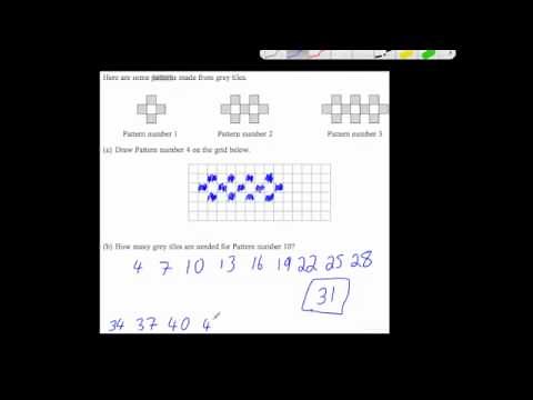 Sequences: Patterns - Corbettmaths
