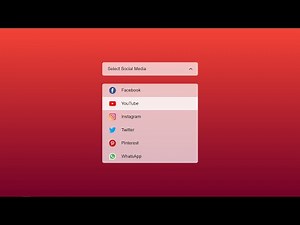 How To Make Select Menu Design Using HTML CSS And JavaScript | Custom Select Box Design