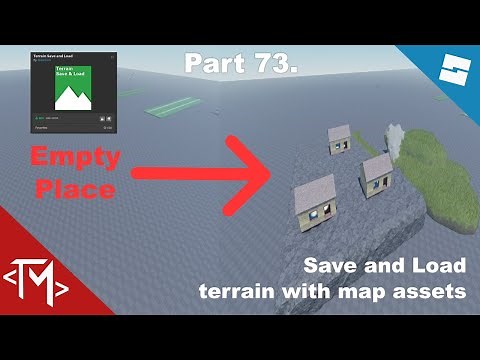 Roblox Studio Tutorials – Part 73. – Map and Terrain loader (Terrain save and load plugin)