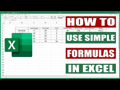 How to use simple formulas in Excel | Microsoft Excel Tutorial