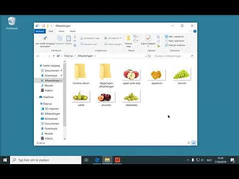 Een map maken en bestanden verplaatsen naar die map