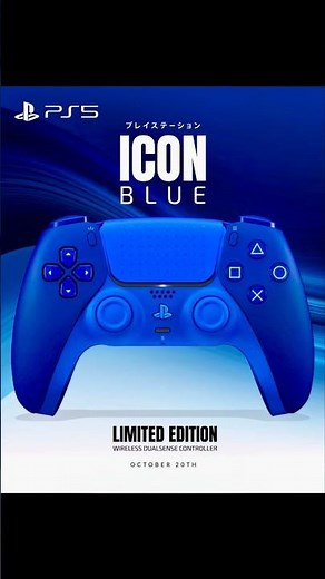 ICON BLUE PS5 DUALSENSE