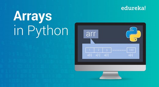 Arrays in Python: What are Python Arrays & How to use them? | Edureka